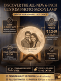 Custom Photo Moon Lamp – Turn Your Memories Into Light - AJ Studio