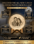 Custom Photo Moon Lamp – Turn Your Memories Into Light - AJ Studio