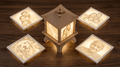 Personalised Photo Pagoda Lantern – Japanese Lithophane Lamp - AJ Studio