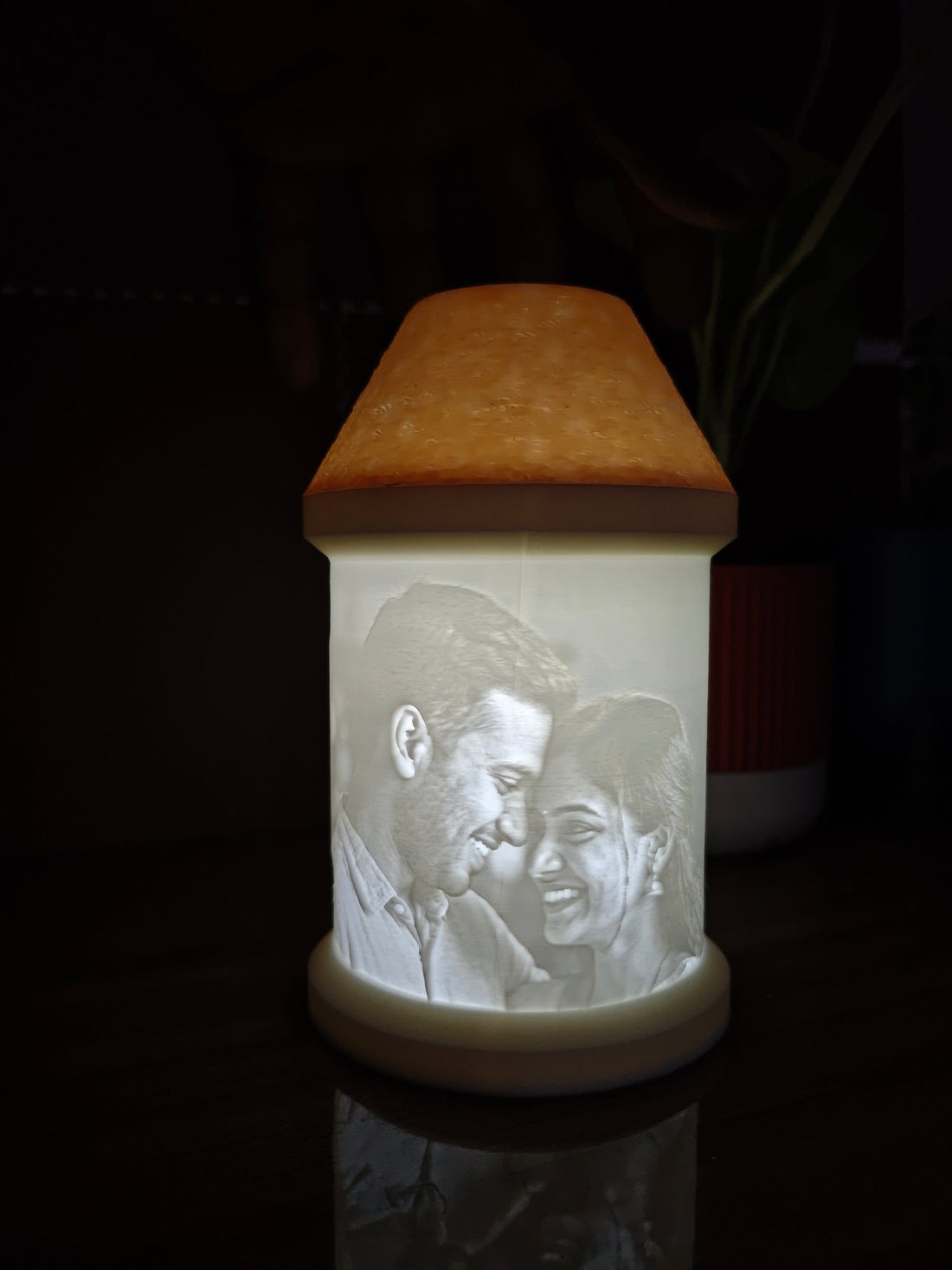 Personalized Lithophane Memory Lamp - AJ Studio
