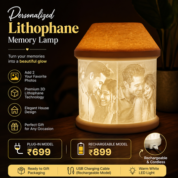 Personalized Lithophane Memory Lamp