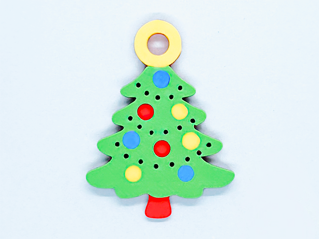 The "Pocket Christmas" Keychain – 3D Printed Tree Charm |6 Pack