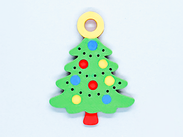 Pocket Christmas Keychain – 3D Printed Tree Charm, Set of 6