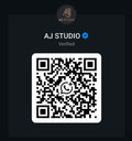 AJ Studio WhatsApp QR code