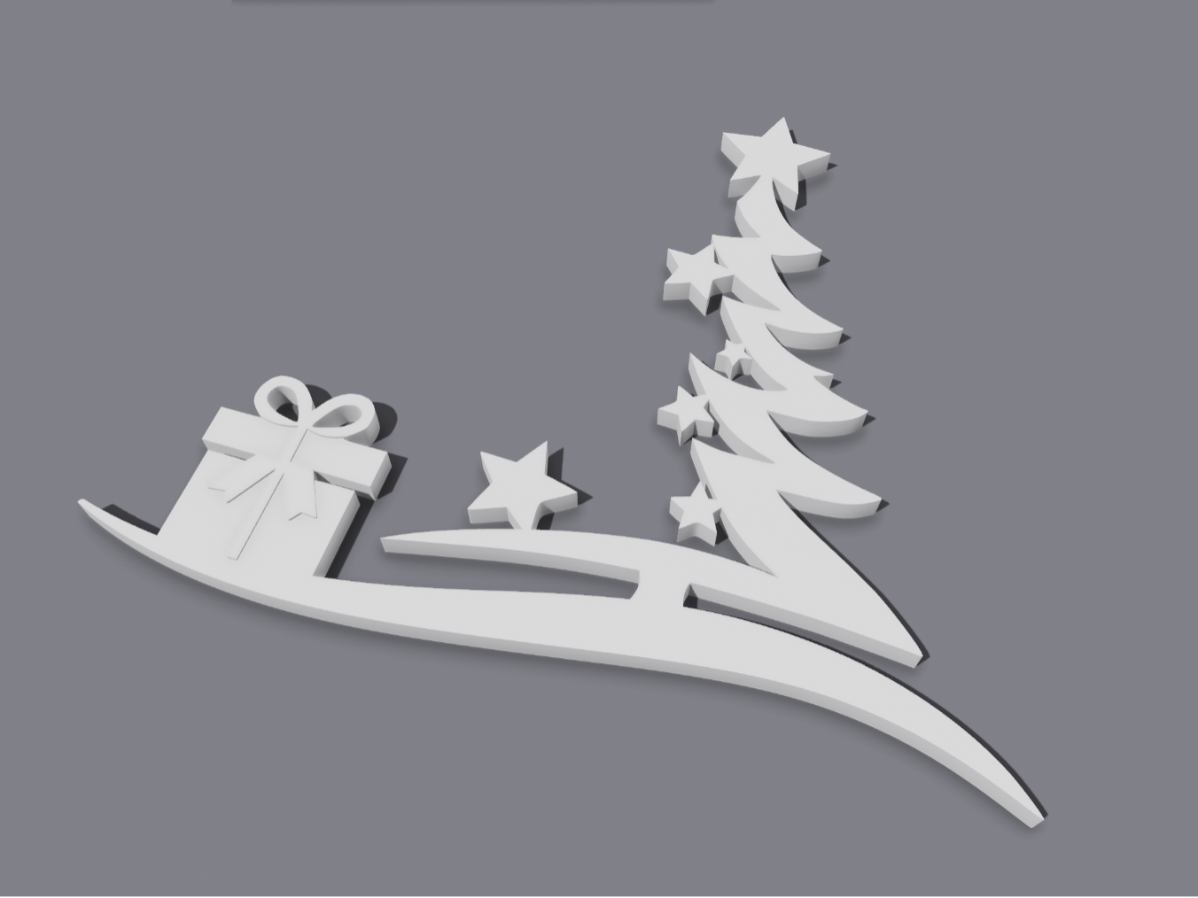 🎄✨ Modern White Christmas Tree & Gift Stand 🎁⭐