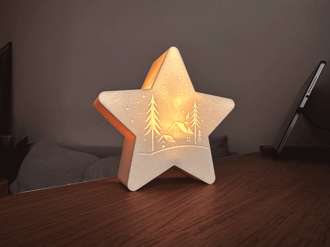The "Wish Upon a Star" Lamp – Winter Edition - AJ Studio