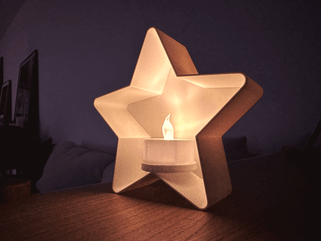 The "Wish Upon a Star" Lamp – Winter Edition - AJ Studio