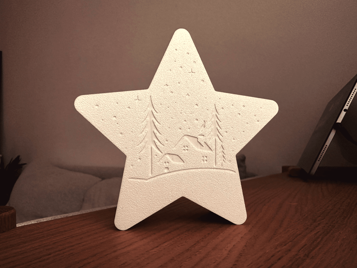 The "Wish Upon a Star" Lamp – Winter Edition - AJ Studio